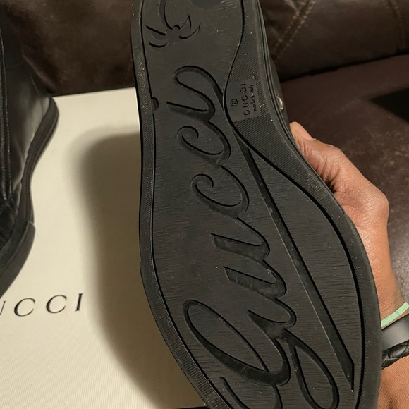 Gucci mens high top sneakers (Authentic) - Picture 7 of 8